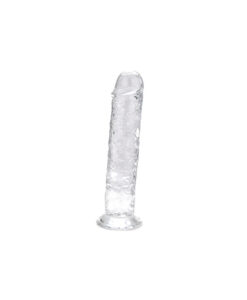 Loving Joy dildo transparente con ventosa 7,5"