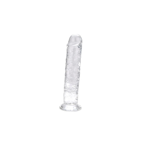 Loving Joy dildo transparente con ventosa 7,5"