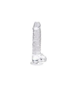Loving Joy dildo transparente con ventosa 7"