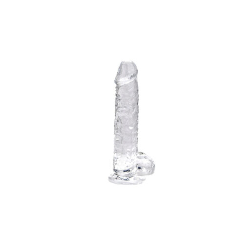 Loving Joy dildo transparente con ventosa 7"