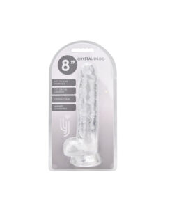 Alternative view of Loving Joy dildo transparente con ventosa 8"