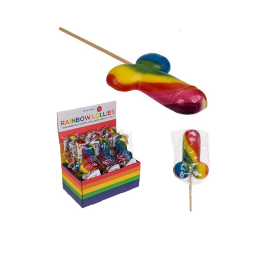 Maxi Piruleta pene colorines unidad - Imagen 2