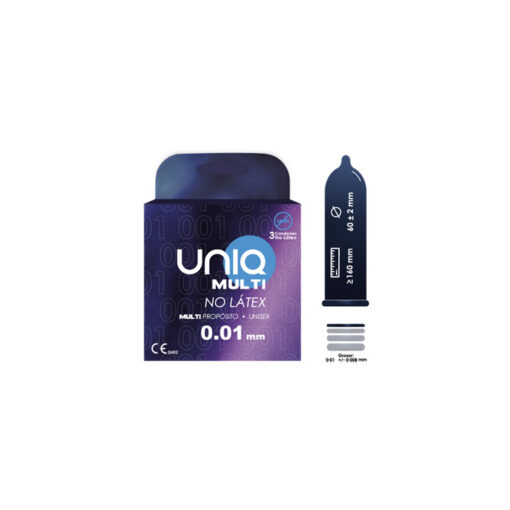 Uniq Multi preservativos unisex sin látex - Imagen 3