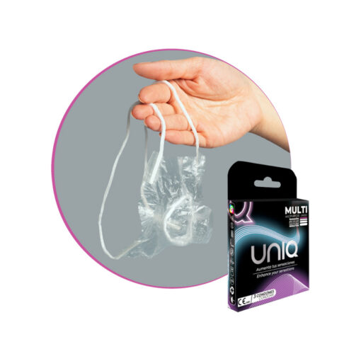 Uniq Multi preservativos unisex sin látex - Imagen 2