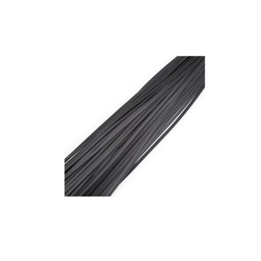 Latetobed Flogger látigo largo de tiras negro - Imagen 3