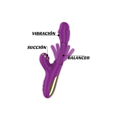 Ateneo vibrador succionador con lengua interna flip-flap - Imagen 2