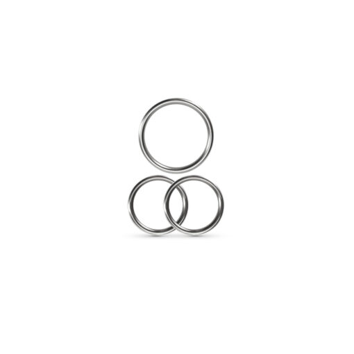 Metaleros pack 3 anillas de metal para pene - Imagen 6