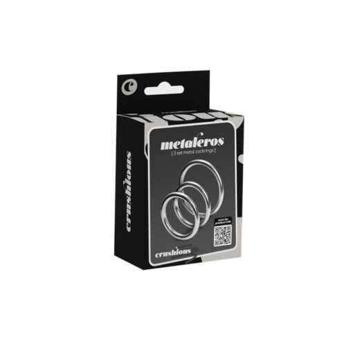 Metaleros pack 3 anillas de metal para pene - Imagen 2