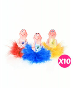 Alternative view of Broches despedida pitos pack de 10
