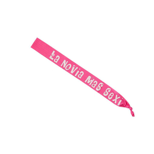 Banda despedida fucsia 'La novia más sexy'