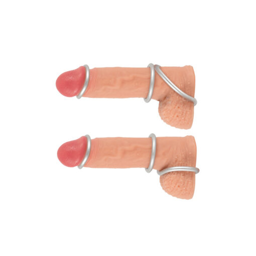 Set 3 anillas silicona efecto metalizado - Imagen 8