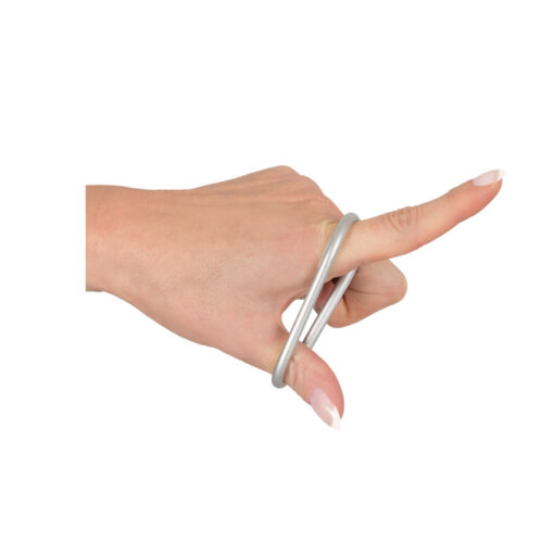 Set 3 anillas silicona efecto metalizado - Imagen 6