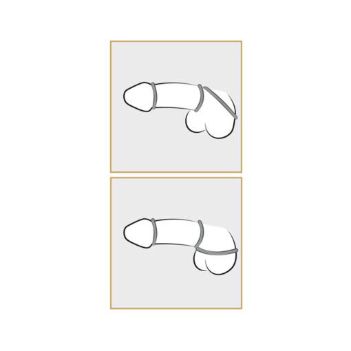 Set 3 anillas silicona efecto metalizado - Imagen 5