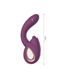 Alternative view of Action Vinca pulsador-vibrador con efecto penetración