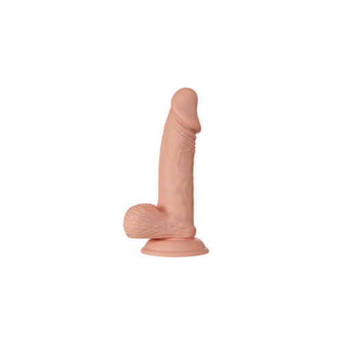Zebulón dildo tacto piel con ventosa 7,6