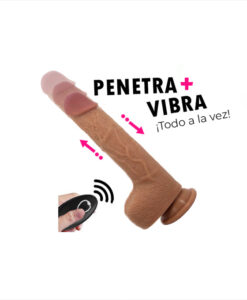 Tommy vibrador y penetrador realista con mando