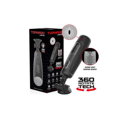 Tornado masturbador giratorio-sube-baja con ventosa - Imagen 4