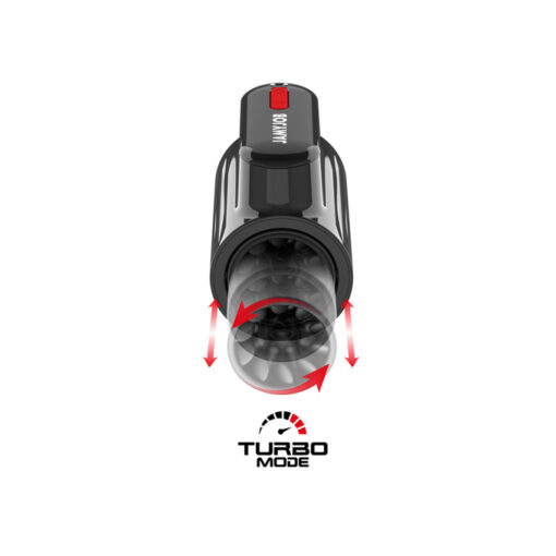 Vortex masturbador de mano giratorio-sube-baja