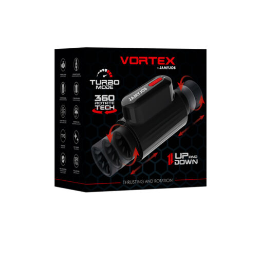 Vortex masturbador de mano giratorio-sube-baja - Imagen 6