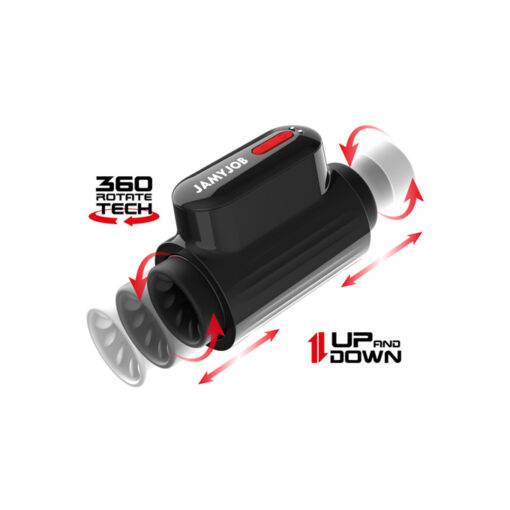 Vortex masturbador de mano giratorio-sube-baja - Imagen 2