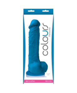 Alternative view of Papá Pitufo dildo realístico de silicona azul XL