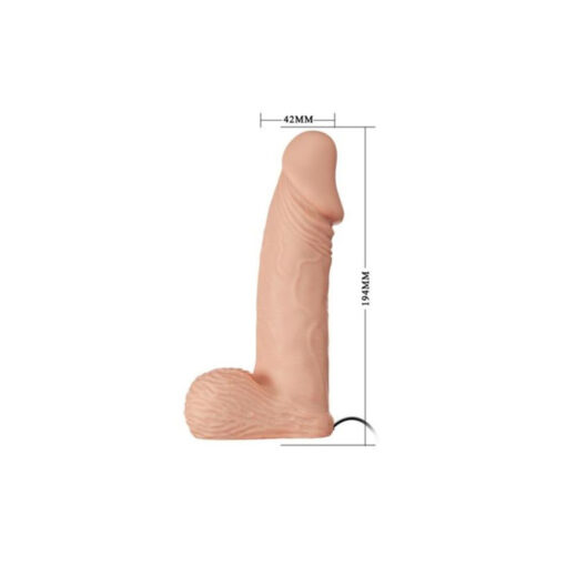 Ultra arnés vibrador de tacto piel - Imagen 4