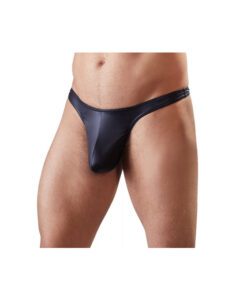 Svenjoyment tanga sin tira trasera efecto cuero M