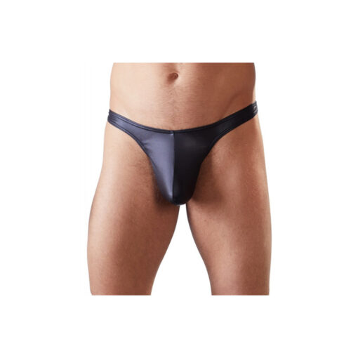 Svenjoyment tanga sin tira trasera efecto cuero M - Imagen 5