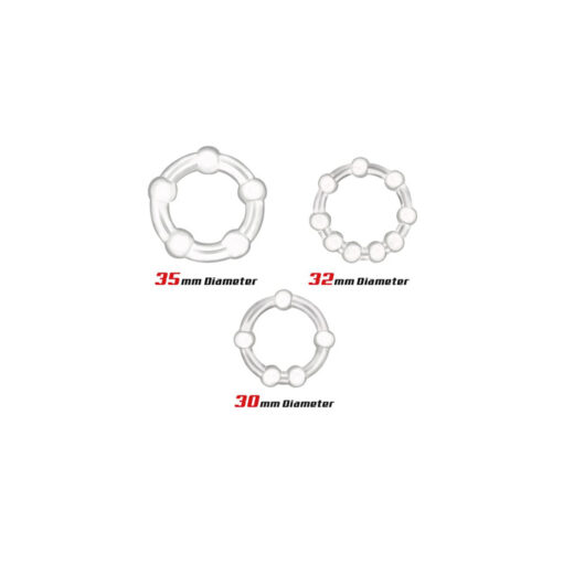 Power Plus pack de anillas transparentes - Imagen 3