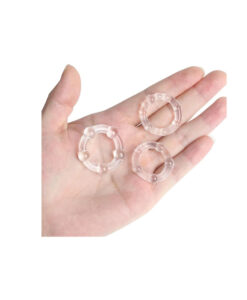 Alternative view of Power Plus pack de anillas transparentes