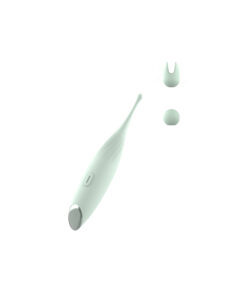 Alternative view of Glam varita vibradora multifrecuencia con cabezales