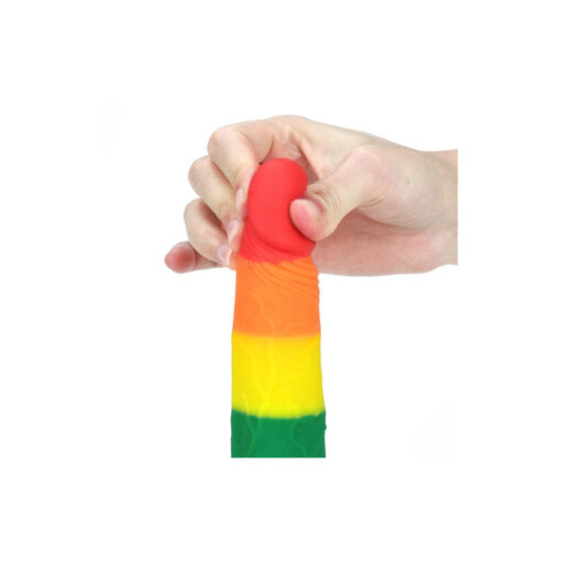 Prider dildo arcoiris silicona S - Imagen 3
