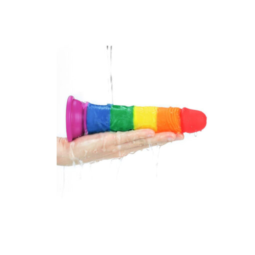 Prider dildo arcoiris silicona S - Imagen 2