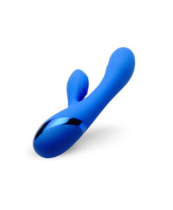 Alternative view of Marna conejito vibrador USB azul eléctrico