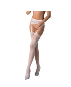 Alternative view of Passion S029 panty efecto liguero blanco S/M/L