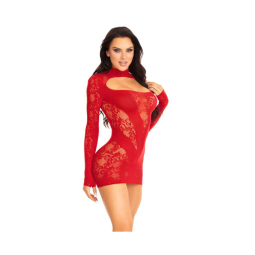 Leg Avenue vestido rojo ajustado S/M/L - Imagen 3