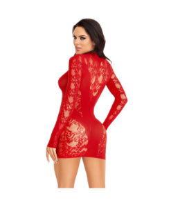 Alternative view of Leg Avenue vestido rojo ajustado S/M/L