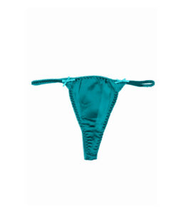 Magic Silk tanga de seda esmeralda M/L