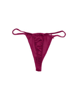 Alternative view of Magic Silk tanga de seda frambuesa M/L