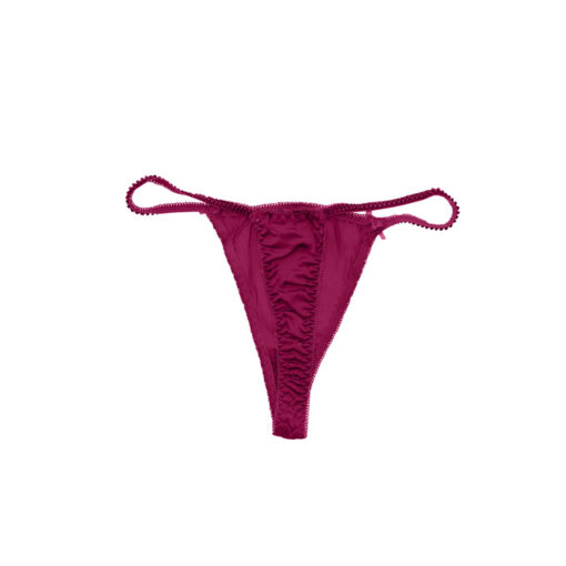 Magic Silk tanga de seda frambuesa M/L - Imagen 2