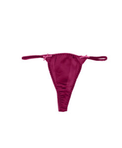 Magic Silk tanga de seda frambuesa M/L