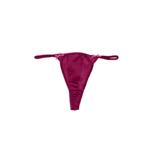Magic Silk tanga de seda frambuesa M/L