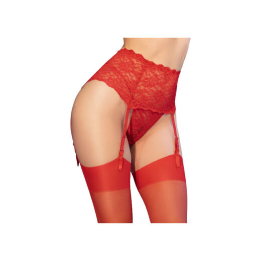 Chilirose CR-4718 liguero rojo con medias M - Imagen 3