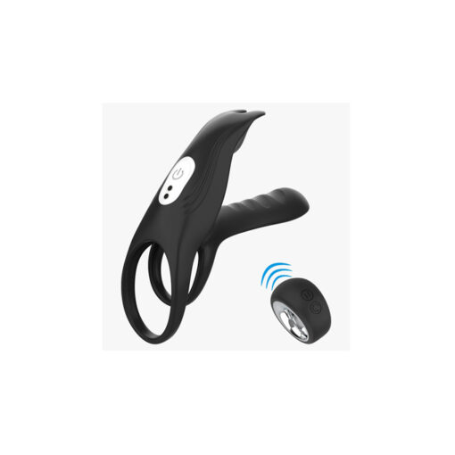 Ohrgasmic Boudoir anillo doble interno y externo con mando - Imagen 8