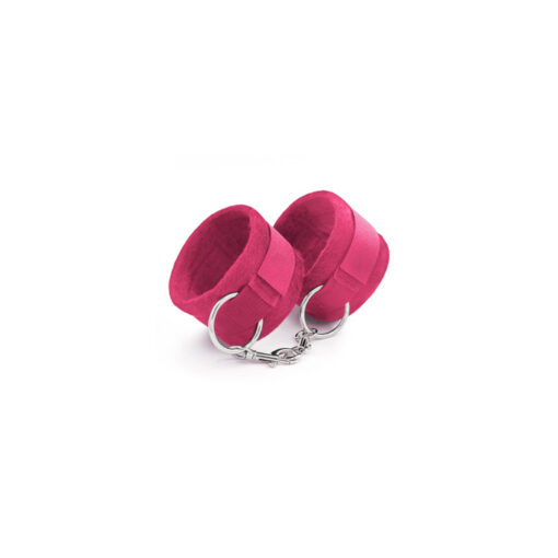 Crushious esposas de velcro con longitud variable fucsia - Imagen 2