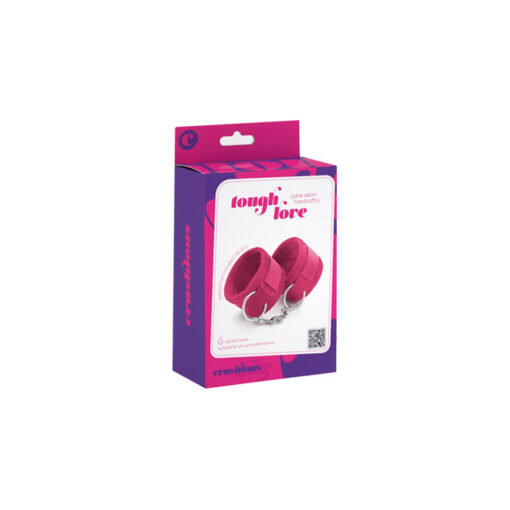 Crushious esposas de velcro con longitud variable fucsia - Imagen 4