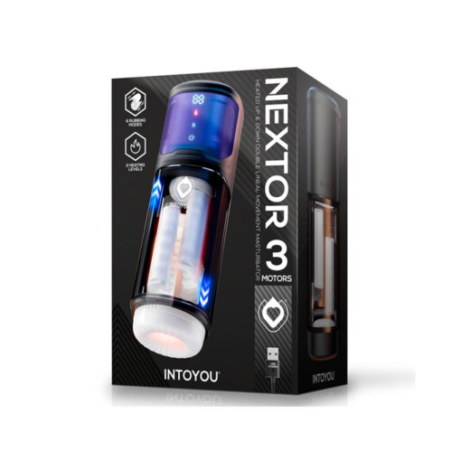 Nextor masajeador para pene con calor y vibración - Imagen 7