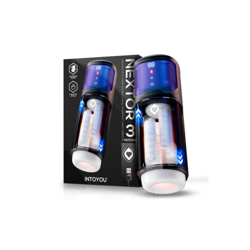 Nextor masajeador para pene con calor y vibración