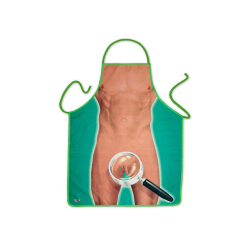 Delantal divertido lupa