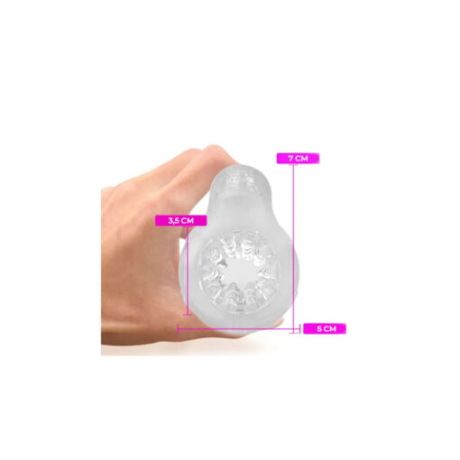 Ice Girl masturbador con vibración transparente - Imagen 5